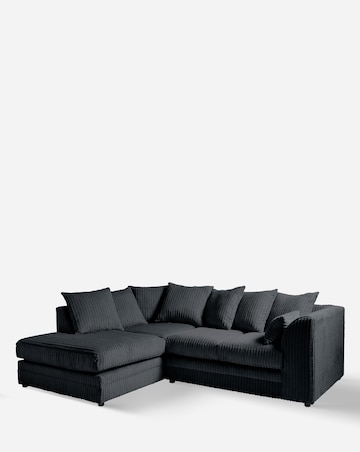 Ferguson Jumbo Cord Left Hand Chaise Sofa