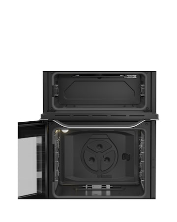 Hotpoint HDG6GDCX 60cm Gas Double Cooker Glass Lid Stainless Steel Installation