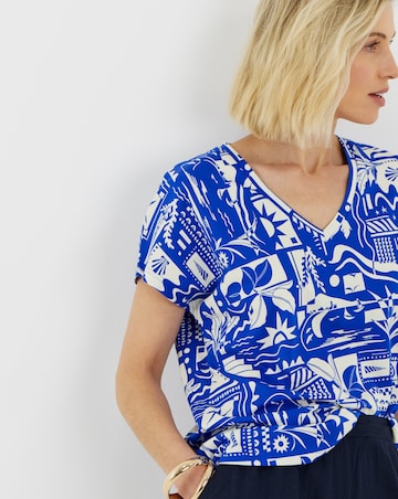 The V Neck Cotton T-Shirt