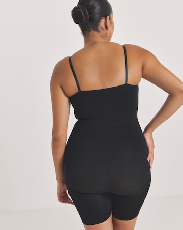 Spanx Everyday Seamless Medium Control Open Bust Bodysuit Black