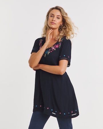Joe Browns Embroidered Crinkle Blouse