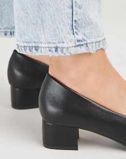 Orlia Flexi Sole Block Heel - Wide Fit (E)