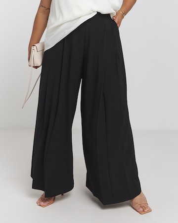 Joanna Hope Pleated Wide Leg Trousers
