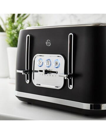 Tower Kettle, 2 Slice Toaster & Microwave Bundle - Black