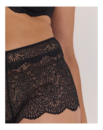 Pretty Secrets Mila Lace Short Knicker Black