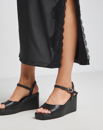 Simply Be Lexia Wedge Sandals - Wide Fit (E)
