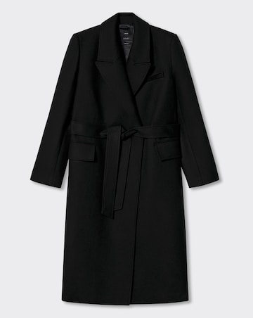 Mango Paris Long Coat With Lapels