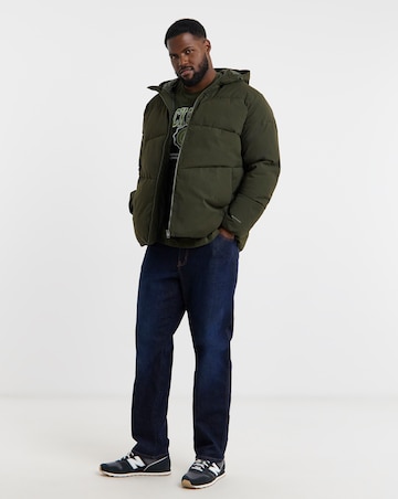 Jack & Jones Global Puffer Coat - Green