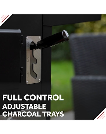 George Foreman Large Smoker Charcoal BBQ