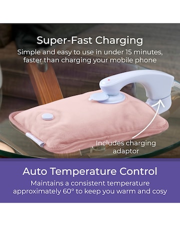 Carmen Spa Rechargeable Hot Water- Pink