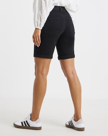 Simply Be Black 24/7 Knee Shorts