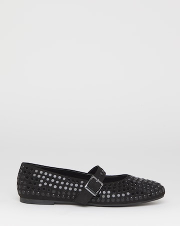 Addison Studded Mary Jane Shoes - Wide Fit (E)