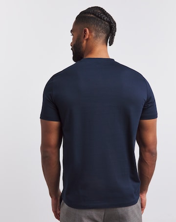 Supima Crew Neck T-Shirt- Navy