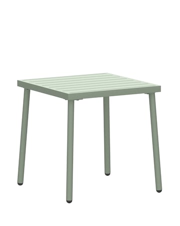 Charles Bentley Green Stripe Bistro Set