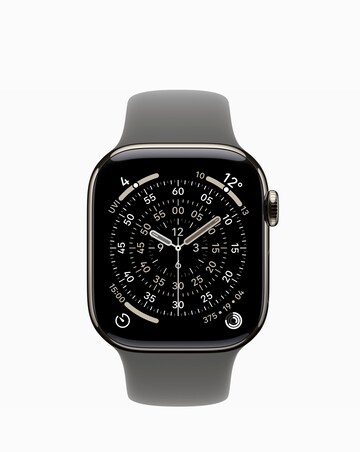 Apple Watch Series 11 GPS + Cellular 46mm - Stone Grey Sport Band - S/M