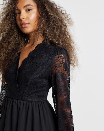 Flounce London Lace Mini Dress