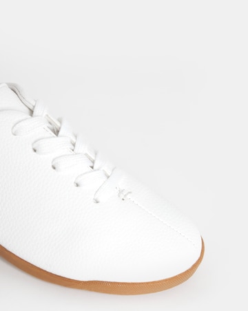 Adeline Tumbled Lace Up Trainer - Wide Fit (E)