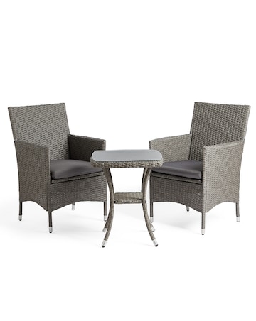 VonHaus Bali Rattan Garden Bistro Set