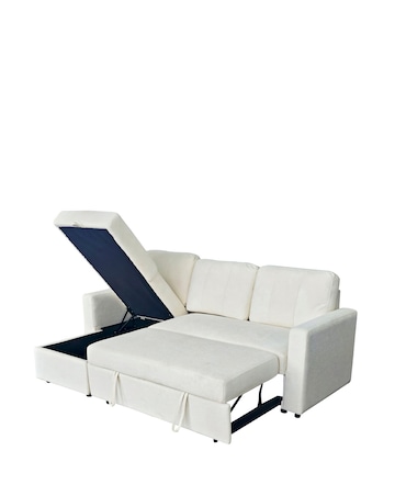 Aspire Nexis Left Corner Chaise Storage Sofa Bed