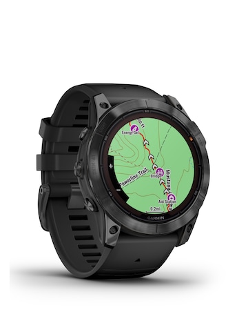 Garmin Fenix 7X Pro Solar Edition 51mm Smart Watch - Slate Grey with Black Band