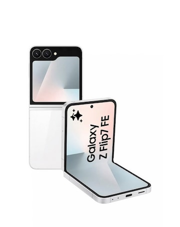Samsung Galaxy Z Flip7 FE 256GB 5G - White - Galaxy AI