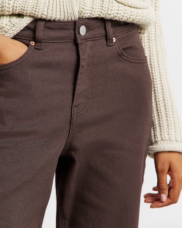 Chocolate Straight Leg Jeans