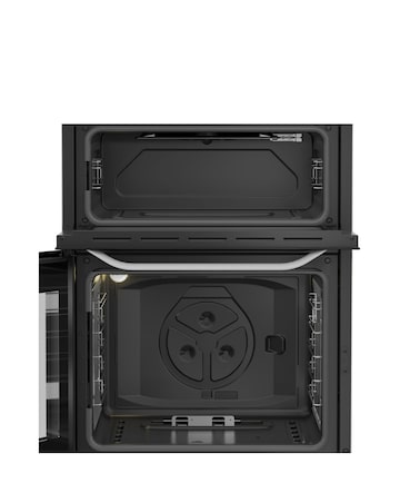 Hotpoint HTG6GDCW 60cm Gas Twin Cooker with Glass Lid - White Installation