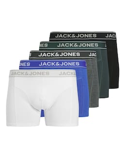 Jack &amp; Jones Logo Trunks 5 Pack - Multi
