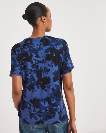 Printed Crew Neck Short Sleeve T-Shirt