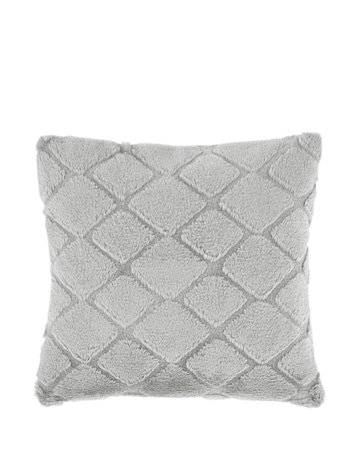 Catherine Lansfield Cosy Diamond Cushion