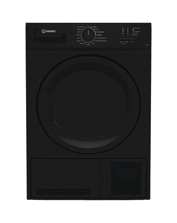 Indesit C YD C82 BBGL UK Condenser Tumble Dryer 8kg Black + Install