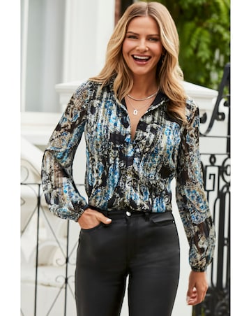 Sosandar Paisley Printed Shirt