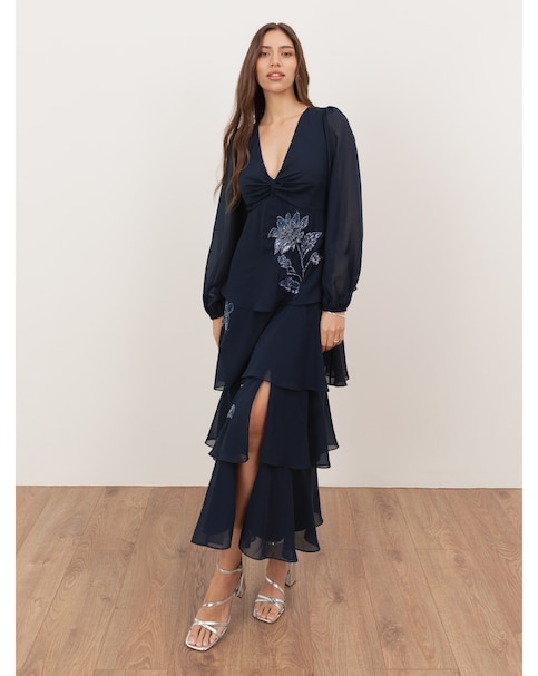 Maya Deluxe Embellished Dress
