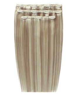 Beauty Works Deluxe Clip in 18inch Hair Extensions - Champagne Blonde