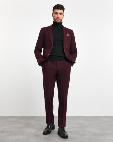 Wool Blend Regular Fit Suit Jacket