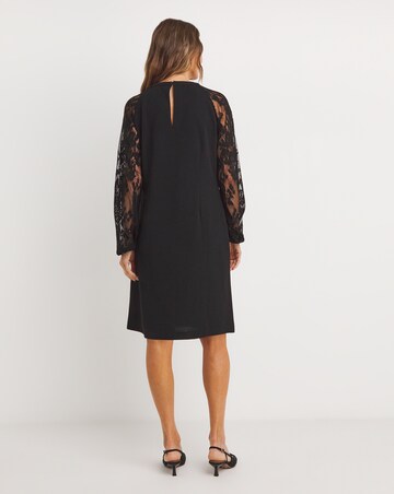 Lace Sleeve Shift Dress