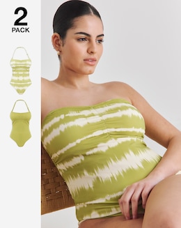 2 Pack Value Bandeau Swimsuits
