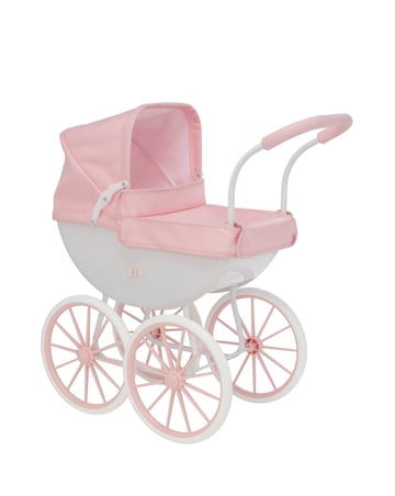 Bella Rosa Osborne Carriage Toy Pram - Pink