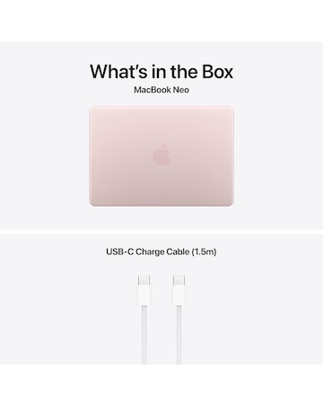 Apple MacBook Neo (A18, 2026) 13in 6-core CPU 5-core GPU 8GB 256GB - Blush