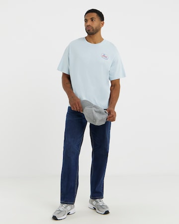 Jack & Jones Sandwich Back Graphic T-Shirt - Blue