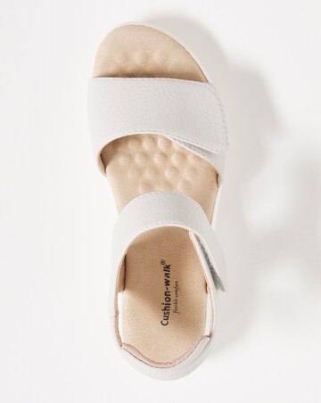 Cushion Walk Black Touch and Close Sandal Ultra Wide Fit (EEEEE)