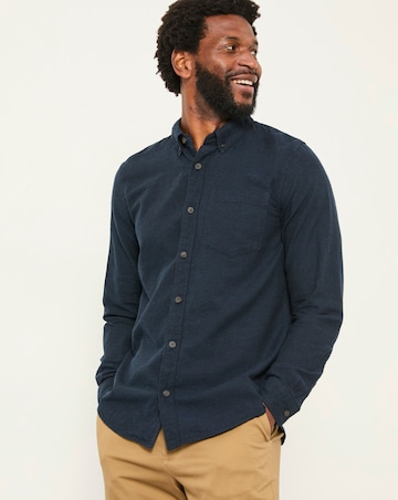FatFace Oxlow Long Sleeved Shirt (Regular & Tall) - Navy