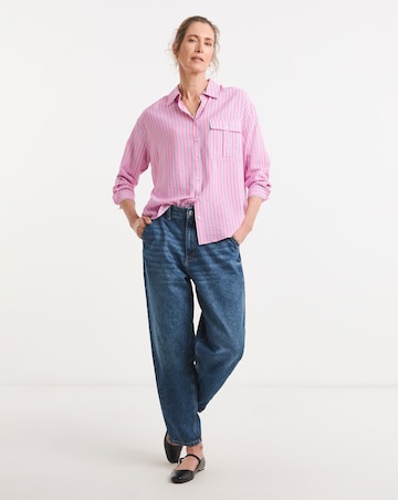 Stripe Pocket Detail Shirt