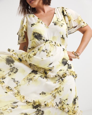 Joanna Hope Ruffle Maxi Dress