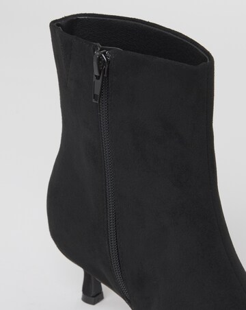Mambo Kitten Heel Ankle Boots - Extra Wide Fit (EEE)