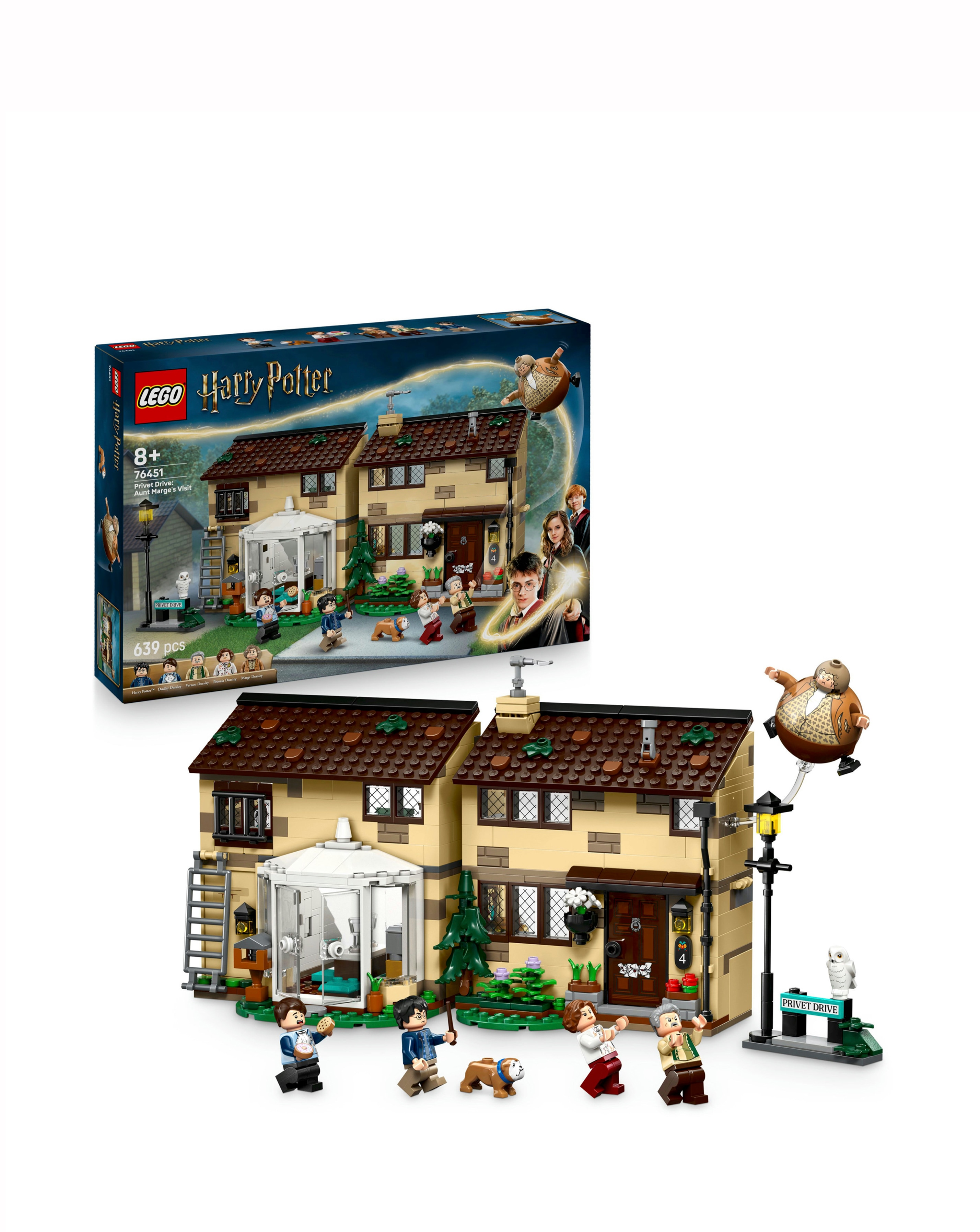 LEGO Harry Potter Privet Drive: Aunt Marge's Visit, Buildable