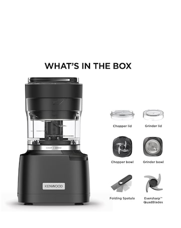 Kenwood CHP80.00BK DuoPrep 2-in-1 Grinder Chopper