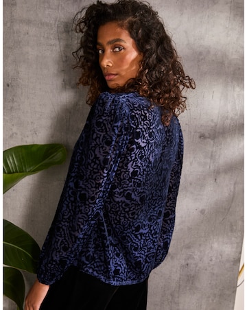 FatFace Joelle Burnout Blouse