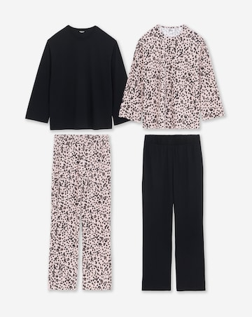 Simply Be (2 Pack) Value Leopard Pyjama Sets