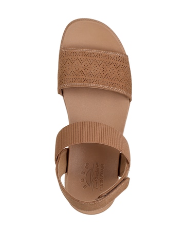 Skechers Bobs Desert Kiss Low Chestnut Sandals - Standard Fit (D)